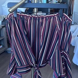 Off the shoulder flowy top